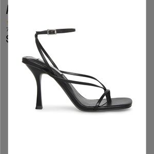 Steve Madden Black Strappy Heel
